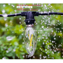 Verlängerungskabel 21 Birnen Wetterfeste 48Ft EU UK Stecker LED Globus Dekorative Outdoor String Lichter SLT-161